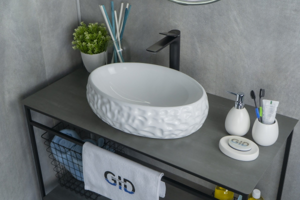 Раковина накладная (48х34) Gid 9030wf