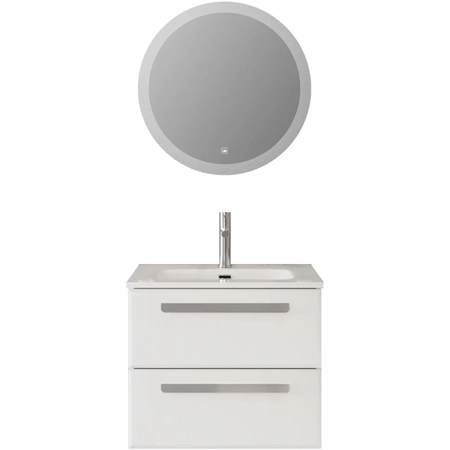 Тумба под раковину Cezares ECO-CER-N-600-2C-SO-BL Bianco Lucido без ручек