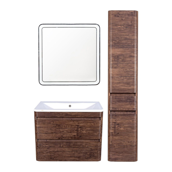 Тумба под раковину подвесная Style Line Атлантика СС-00002205 коричневый