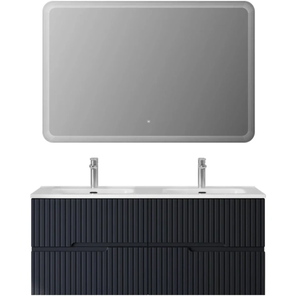 Тумба под раковину Cezares DUET-N-1200-4C-SO-2-GR-P Grafito