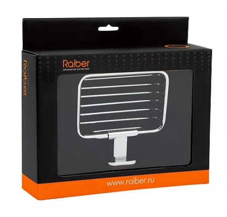 Мыльница металлическая Raiber R50105