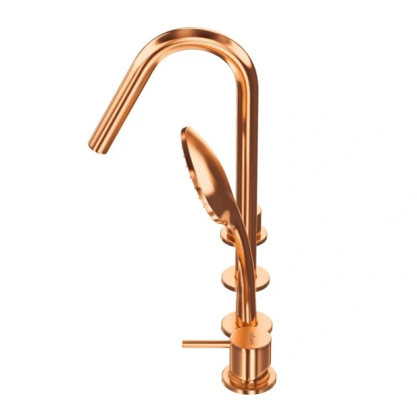 Смеситель на борт ванны Cezares Leaf LEAF-BVDM4-L-SS