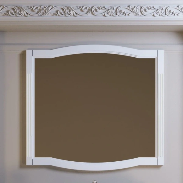 Зеркало Opadiris Лаура 100 Z0000012819  белый без патины