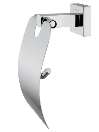 Держатель для туалетной бумаги с крышкой WONZON & WOGHAND FLAT, хром WW-9726