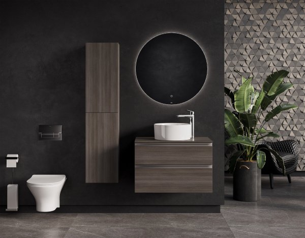 Тумба под раковину Roca Gap 80 городской дуб, 2 ящика, A857399402