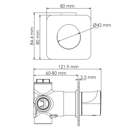 Переключатель потоков WasserKRAFT A277 