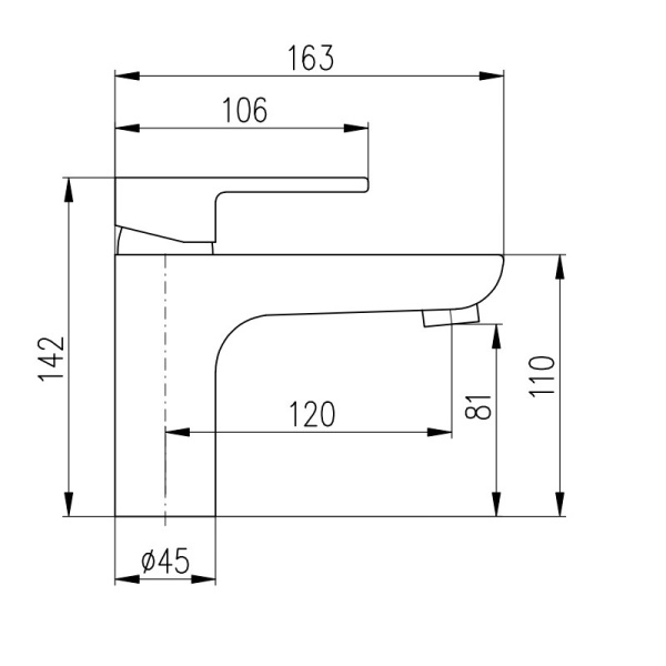 Смеситель для биде Rav Slezak Vltava VT445.5KCMAT