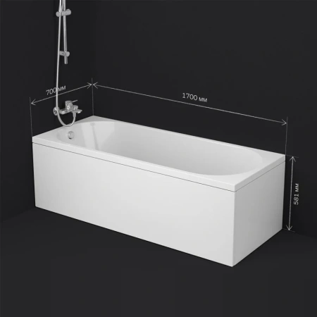 Акриловая ванна (170х70) AM.PM X-Joy W94A-170-070W-A белый