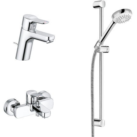 Набор смесителей 3 в 1 Kludi Pure&Easy 376850565