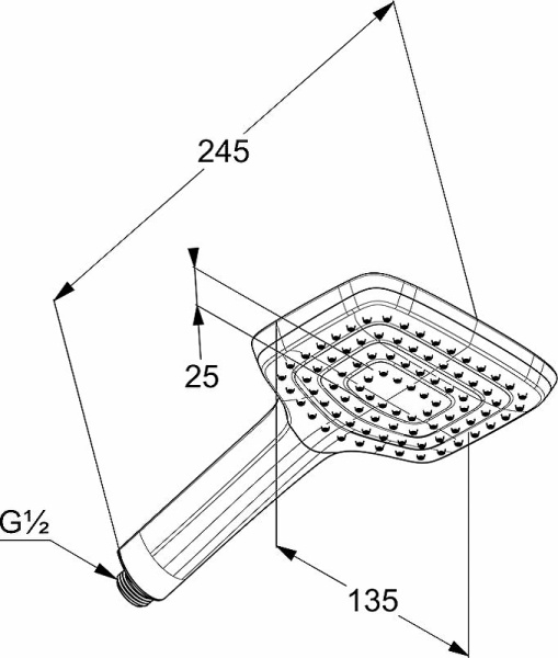 Душевой комплект Kludi Bozz 406300575 Душевой комплект Kludi Bozz 406300575