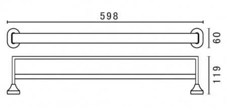 Полотенцедержатель Art&Max AM-4048B