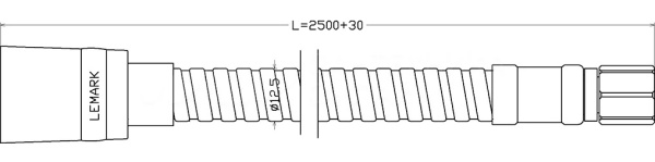 Душевой шланг Lemark (LE8052S)