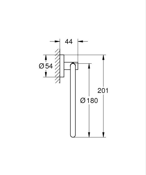Кольцо для полотенца Grohe Essentials 40365 DC1 (40365DC1) суперсталь