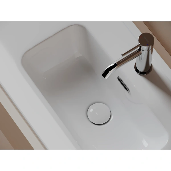 Раковина встраиваемая сверху (121х39,5) Ceramica Nova Compact CN7028