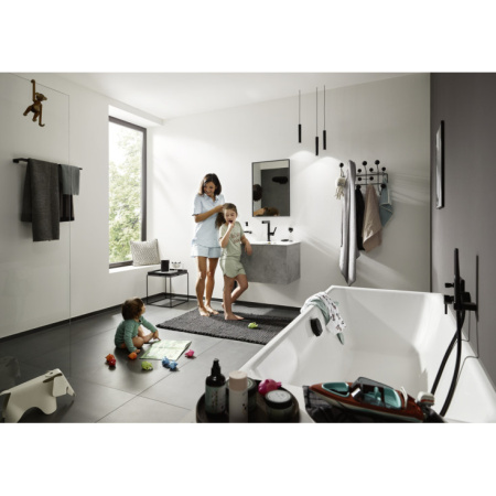 Диспенсер для жидкого мыла Hansgrohe AddStoris 41745670, матовый черный