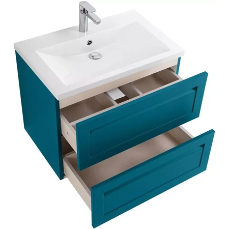 База под раковину Art&max AM-Platino-750-2C-SO-TM Бирюзовый матовый