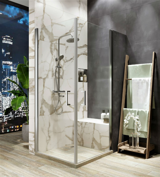 Душевой уголок без поддона (88х88) Orange E04-090TCR хром