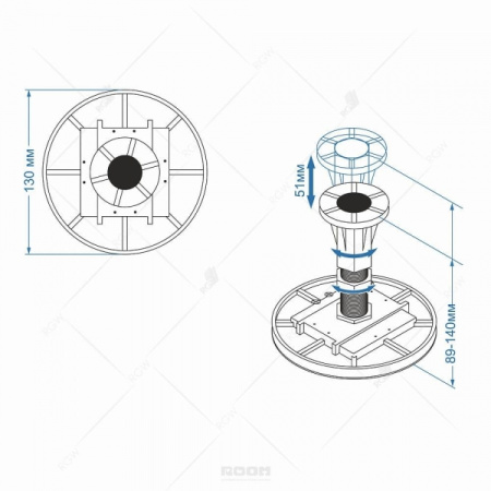 Ножки к поддону RGW NG-01 03230199-01