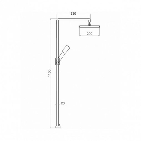 Душевой гарнитур FAUZT (FZs-300)