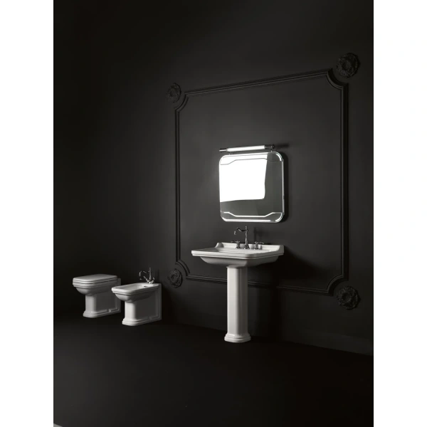 Унитаз напольный приставной Kerasan Waldorf 411801 без сиденья