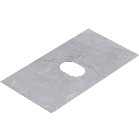 Столешница 80 см Aqwella Geometria STG814X476GS серый мрамор