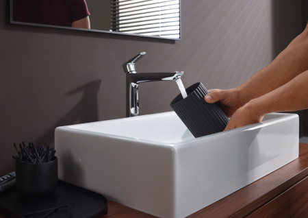 Смеситель для раковины с донным клапаном Hansgrohe Talis E 71716000 хром