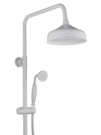 Душевая система с термостатом WONZON & WOGHAND RETRO, белый матовый WW-B3041-MW