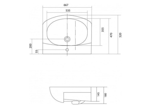 Раковина Акватон Аквамель 1WH110213