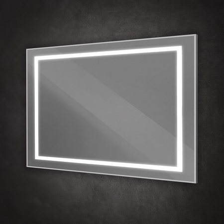 Зеркало (120х80) BelBagno Kraft  SPC-KRAFT-1200-800-SENS-AL с подсветкой