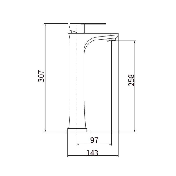 Смеситель для раковины FASHUN A51215 Смеситель для раковины FASHUN A51215