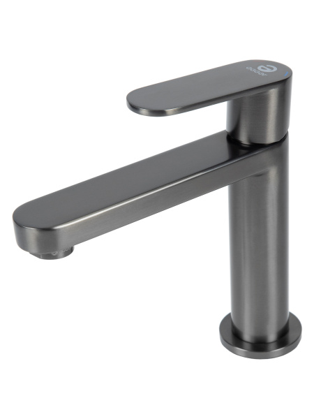 Смеситель для раковины однорычажный Agger Sweet A2702155 оружейная сталь матовая