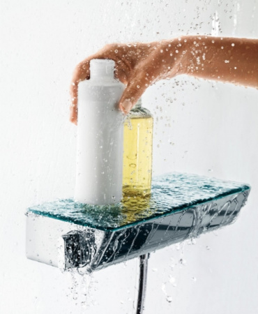 Термостат для душа Hansgrohe Ecostat Select 13111400 хром/белый