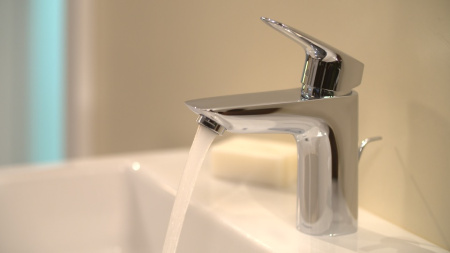 Смеситель для раковины с донным клапаном Hansgrohe Logis CoolStart 71102000 хром