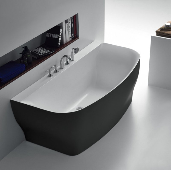 Акриловая ванна (165x78) BelBagno BB74-NERO-W0