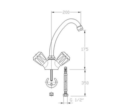 Смеситель для мойки MOFEM EVROSTAR 140-0001-09
