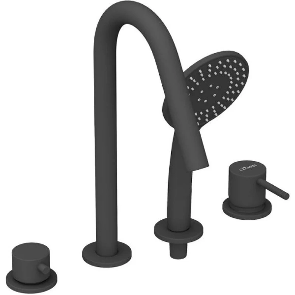 Смеситель на борт ванны Cezares Leaf LEAF-BVDM4-L-NOP