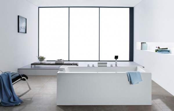 Акриловая ванна (160х80) ABBER AB9406-1.6 без гидромассажа, белый