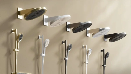 Душевой комплект с термостатом Arrow ARQ14H889CG золото