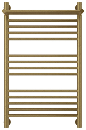 Полотенцесушитель Водяной Сунержа Богема с полкой + (80х50) Состаренная бронза 05-0223-8050