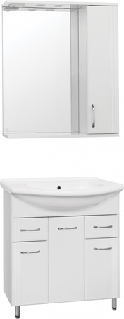 Зеркало-шкаф Style Line Панда 75 (75x83) ЛС-00000124 белый