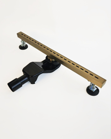 Душевой трап 60 см WONZON & WOGHAND, брашированное золото WW-65406T-BG