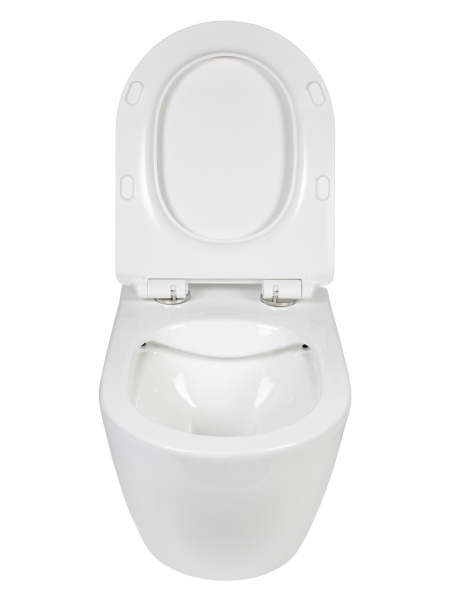 Унитаз подвесной безободковый Agger AT03100 сиденье с микролифтом