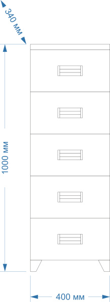 Комод Misty Селена П-Сел05040-015Я