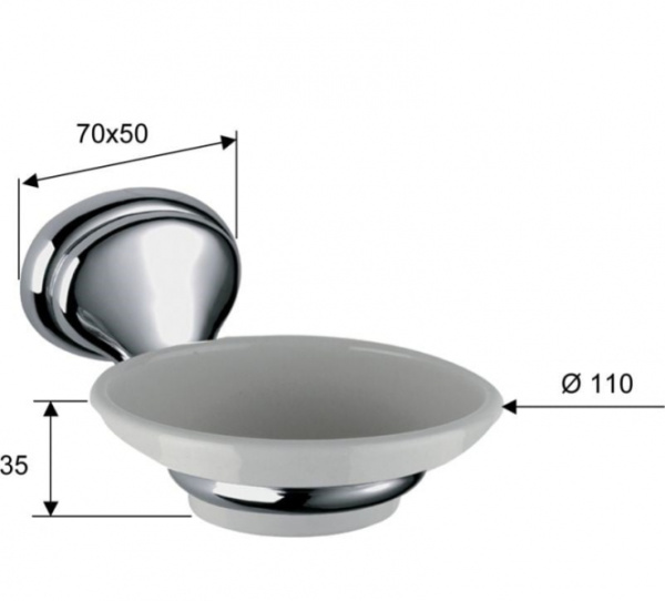 Мыльница подвесная Daniel Revival REPS950 vr 64