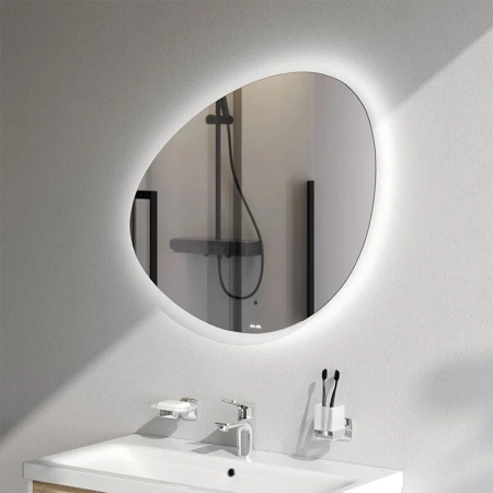 Зеркало сенсорное (75,2х65,5) Am.Pm X-Joy M85MOX50801WG с LED-подсветкой