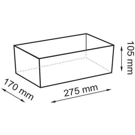 Корзина для аксессуаров WasserKRAFT Aula WB-110-S
