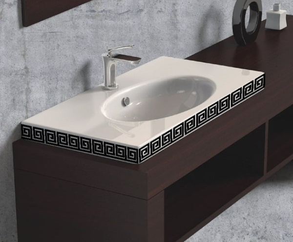 Раковина встраиваемая Sanita Luxe Next Greek RNG50SLWB11