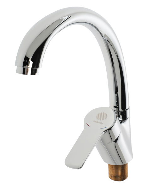 Смеситель для кухни однорычажный Orange Prim M42-002cr хром