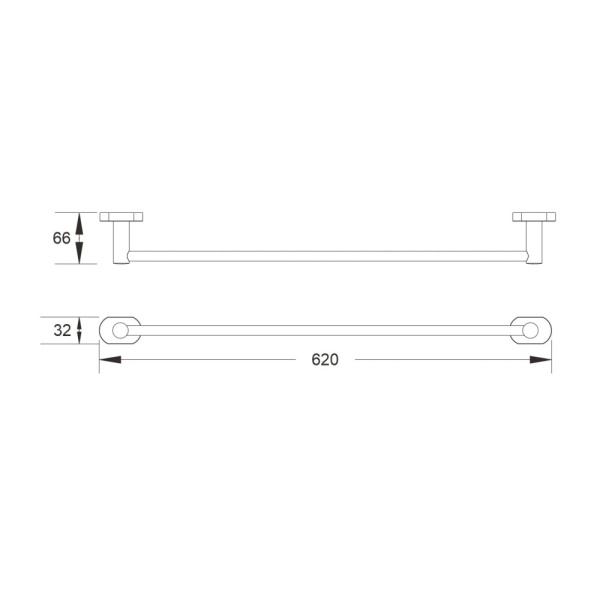 Полотенцедержатель Belz  B90001, хром Полотенцедержатель Belz  B90001, хром