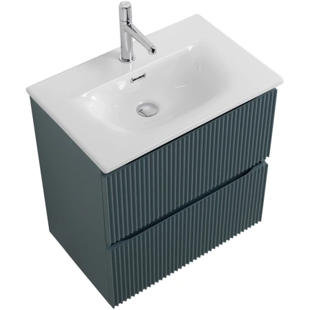 Тумба под раковину 50 BelBagno Uno UNO-MINI-500-2C-SO-AO голубой матовый, без раковины